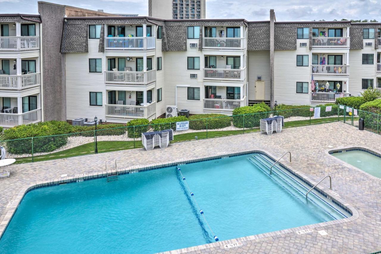 Beachfront Resort Condo With Pool View And Balcony! Myrtle Beach Kültér fotó